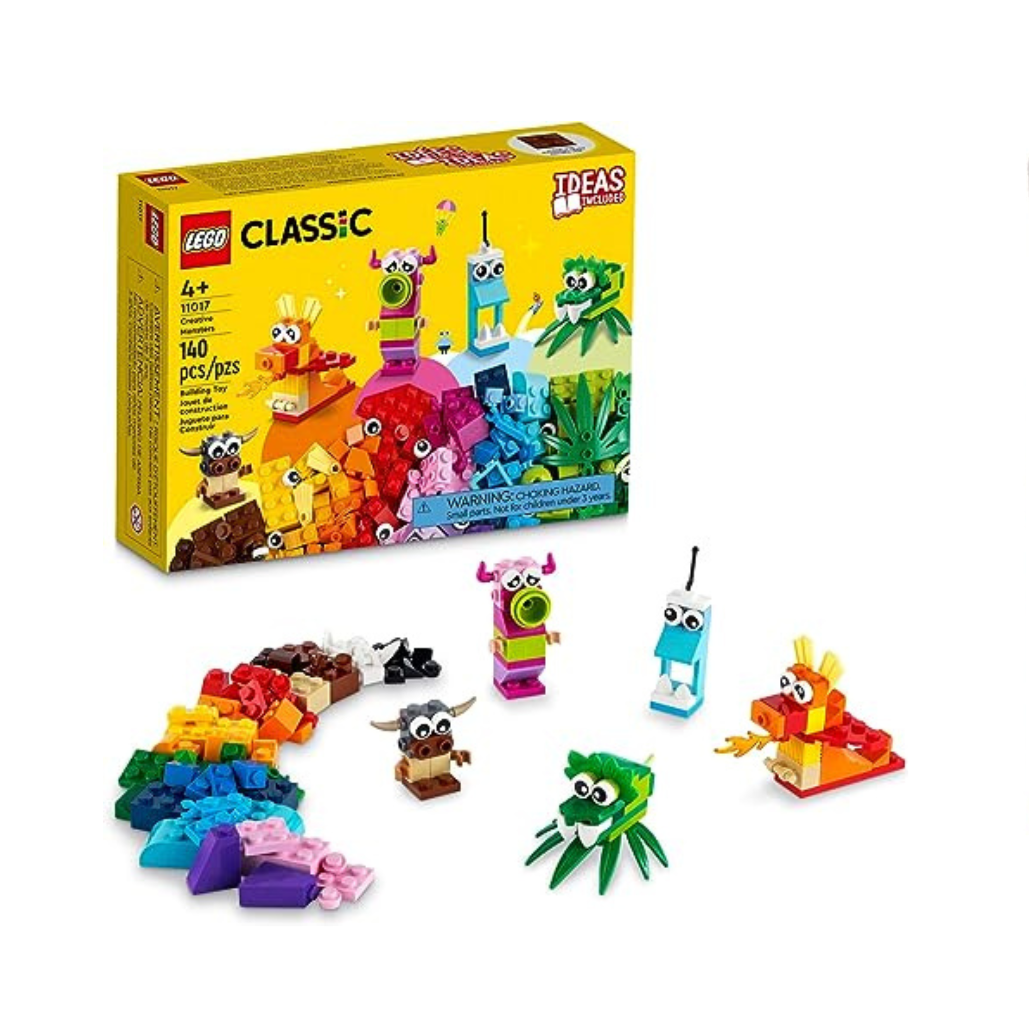Lego Classic Creative Monsters 140 Piece Building Set