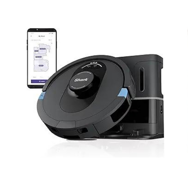 Aspiradora robot Shark AV2501S AI Ultra, con Matrix Clean, mapeo del hogar, base autovaciable sin bolsa HEPA con capacidad para 30 días