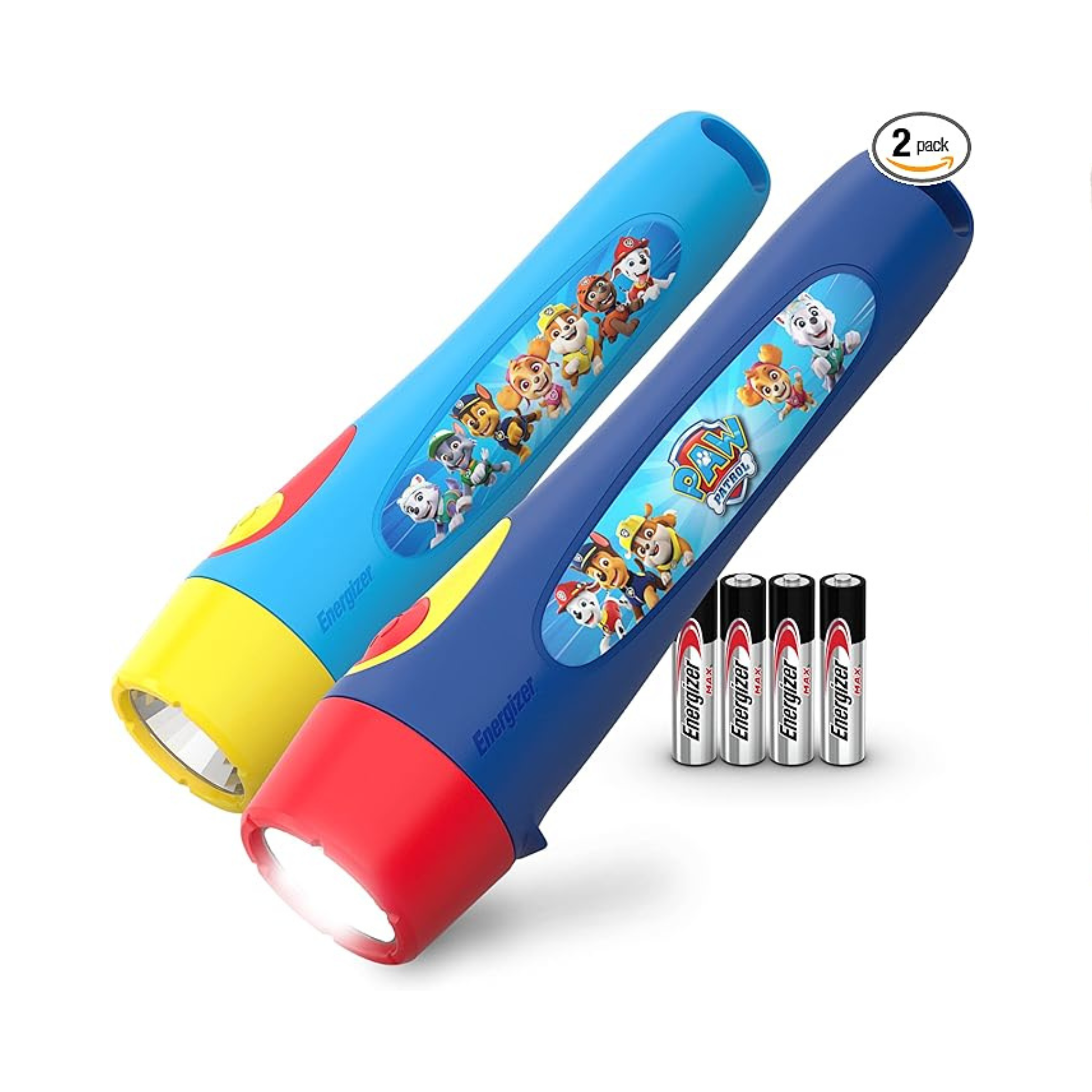 Energizer PAW Patrol Flashlights (2-Pack, Batteries Included)