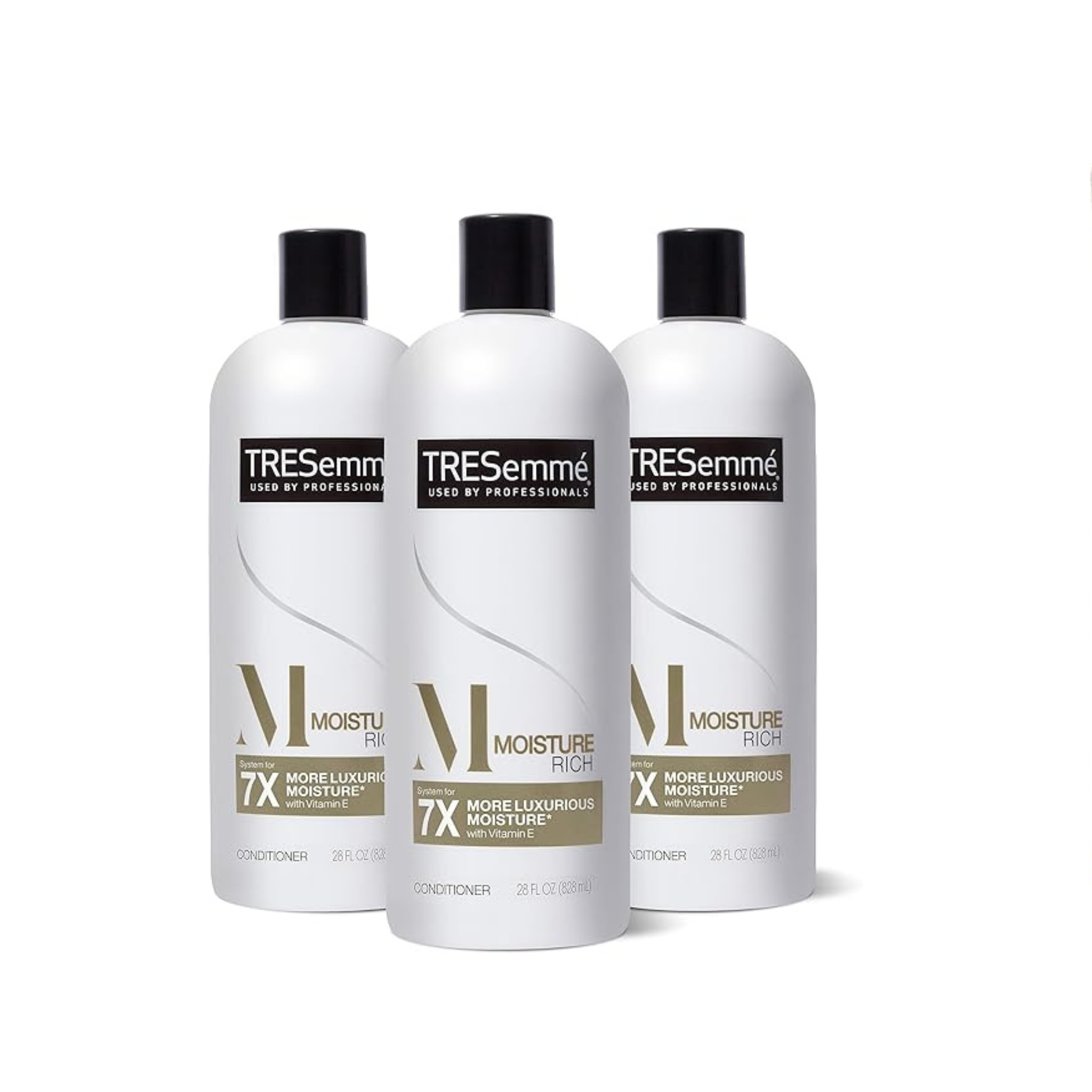 3 Bottles of TRESemmé Conditioner Moisture Rich