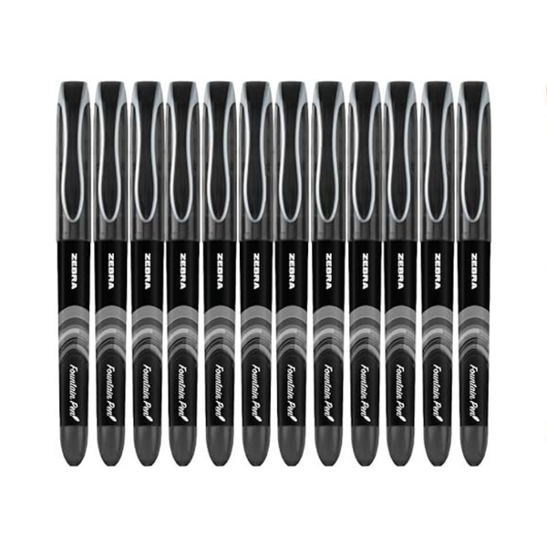 12-Pack Zebra Pen Fountain Pens