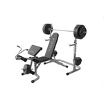 Banco de pesas FitRx con soporte para sentadillas