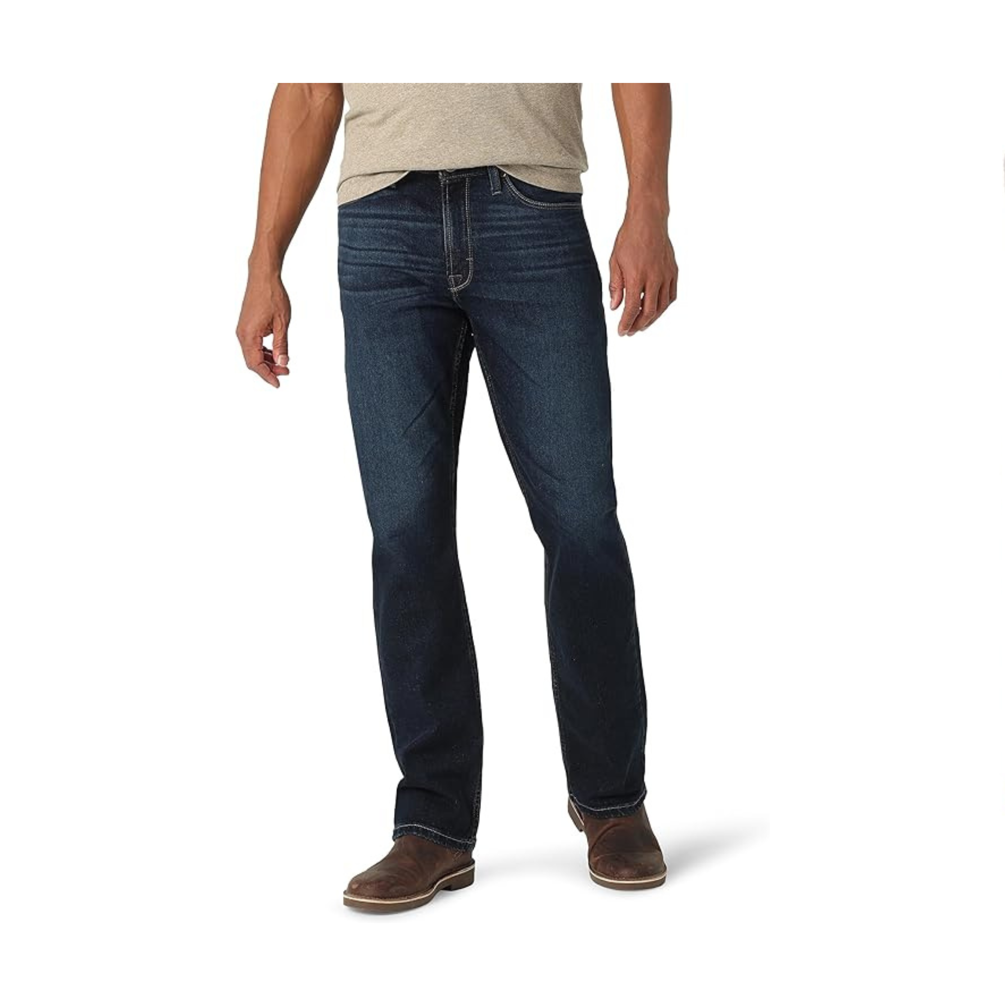 Wrangler Jeans con corte de bota de ajuste relajado para hombre (Godwin u Oxford Blue) 