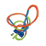 Hot Wheels Spiral Speed Crash Track Set w/ Motorized Booster