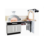 Little Tikes Real Wood Pizza Restaurant Wooden Play Kitchen