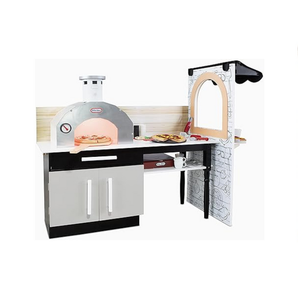 Little Tikes Real Wood Pizza Restaurant Cocina de juguete de madera