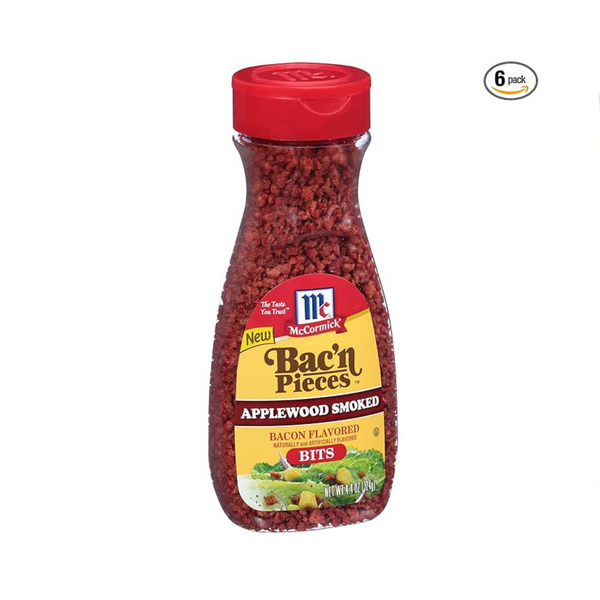 Paquete de 6 trozos McCormick Bacn con sabor a tocino ahumado y madera de manzano (4,4 oz)