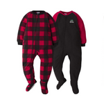 2 Pairs of Gerber Baby Boys’ Flame Resistant Fleece Footed Pajamas