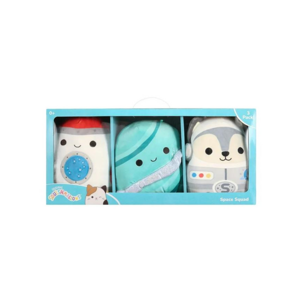 Paquete de 3 cajas económicas de peluche espacial Kellytoy Squishmallows de 8 pulgadas