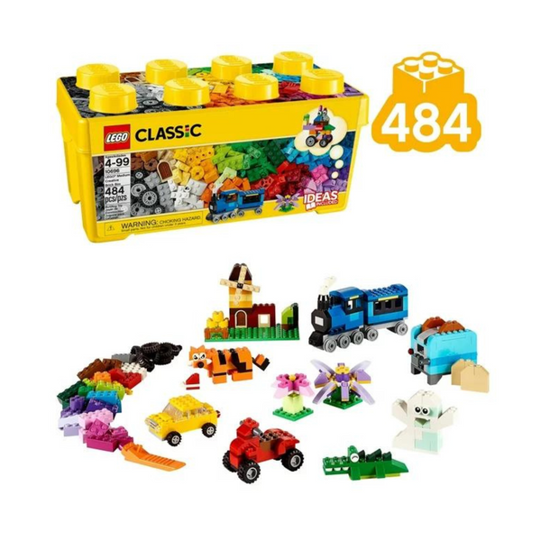 Caja de ladrillos creativos LEGO Classic de 484 piezas + $5.25 en efectivo de Walmart