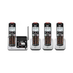 AT&T 4-Handset Cordless Phone Set With Answering Machine