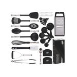 Juego de utensilios de cocina de 35 piezas.