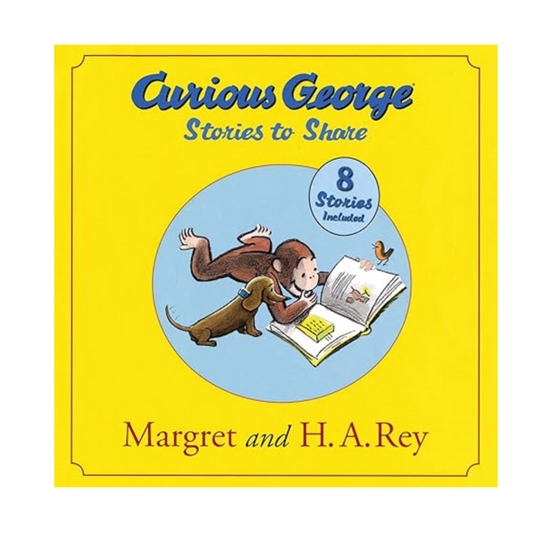 Curious George Stories to Share Libro de tapa dura (Incluye 8 historias)