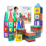 Juego de fichas magnéticas Playmags de 100 piezas