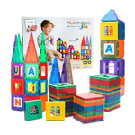 Playmags 100-Piece Magnetic Tiles Set