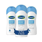 3 botellas de gel de baño refrescante ultra suave Cetaphil
