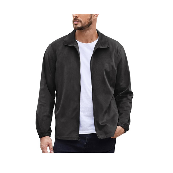 Men's Lightweight Velour Shirt Jacket (7 Colors)