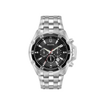 Bulova Reloj deportivo clásico de cuarzo con cronógrafo de acero inoxidable y 6 manecillas para hombre