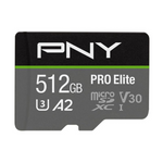 PNY 512GB PRO Elite Class microSDXC Flash Memory Card