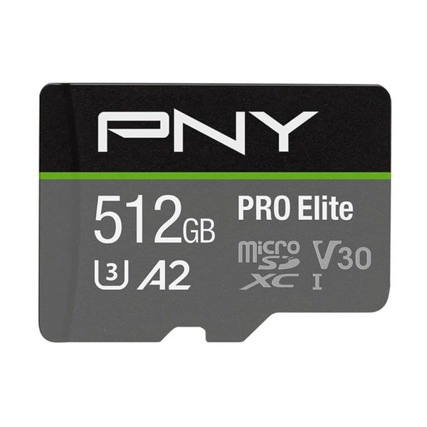Tarjeta de memoria flash PNY 512GB PRO Elite Class microSDXC
