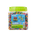 Perler Beads Surtido de cuentas fusibles multicolores para manualidades infantiles, 11000 piezas