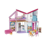 Barbie Malibu House Dollhouse Playset with 25+ Furniture and Accessories (6 Rooms)
