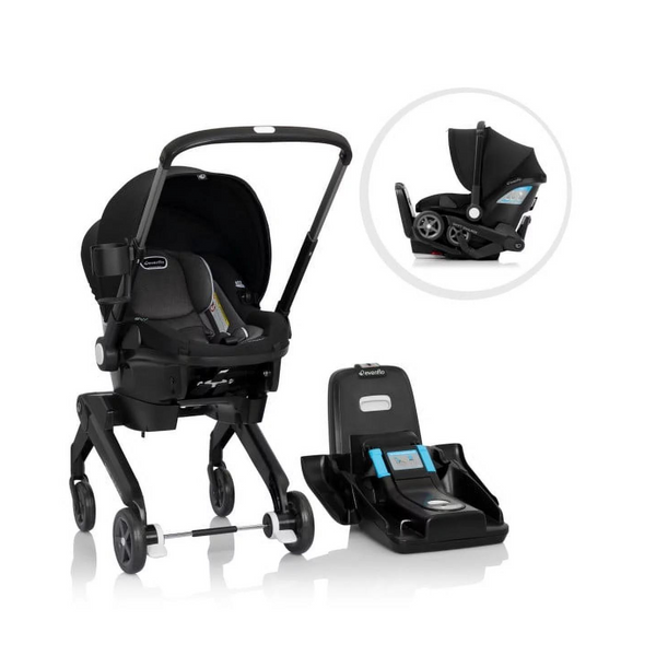 Combo de cochecito y asiento para automóvil infantil Evenflo Shyft DualRide