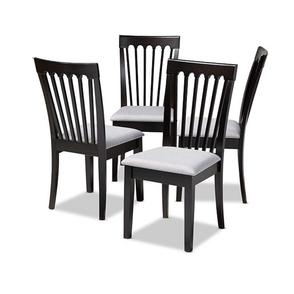Baxton Studio Set of 4 Minette Dining Chairs