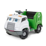 Kid Trax Real Rigs Toddler Recycling Truck Interactive Ride On Toy, 6 Volt Battery and Charger, Sound Effects