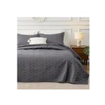 Bedsure Queen Quilt Bedding Set (Includes 1 Grey Quilt, 2 Pillow Shams)