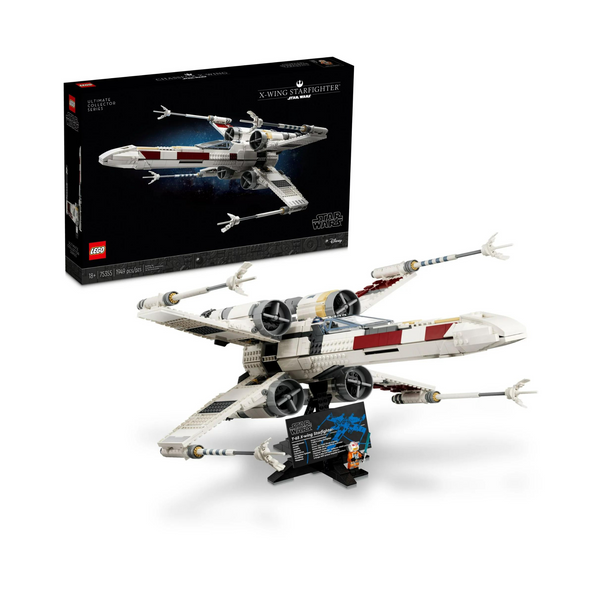 Kit de construcción LEGO Star Wars Ultimate Collector X-Wing Starfighter de 1949 piezas