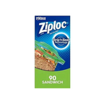 Bolsas Ziploc para sándwiches, 90 unidades