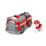 El camión de bomberos de Paw Patrol Marshall o el helicóptero de Skye