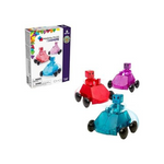 MAGNA-TILES Dashers Juego de construcción magnético de 6 piezas, la marca de construcción magnética original