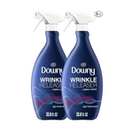 Downy Spray liberador de arrugas para tela, aroma fresco ligero (33.8 onzas líquidas, paquete de 2)