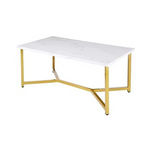 Mesa de centro rectangular moderna de mediados de siglo