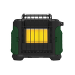 Calentador portátil Dyna-Glo 18000-BTU propano Grab-N-Go XL (verde)