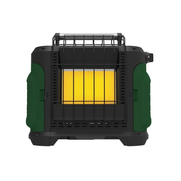 Calentador portátil Dyna-Glo 18000-BTU propano Grab-N-Go XL (verde)