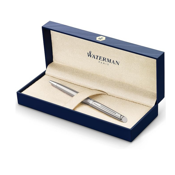 Waterman Hemisphere Ballpoint Pen, Stainless Steel with Chrome Trim