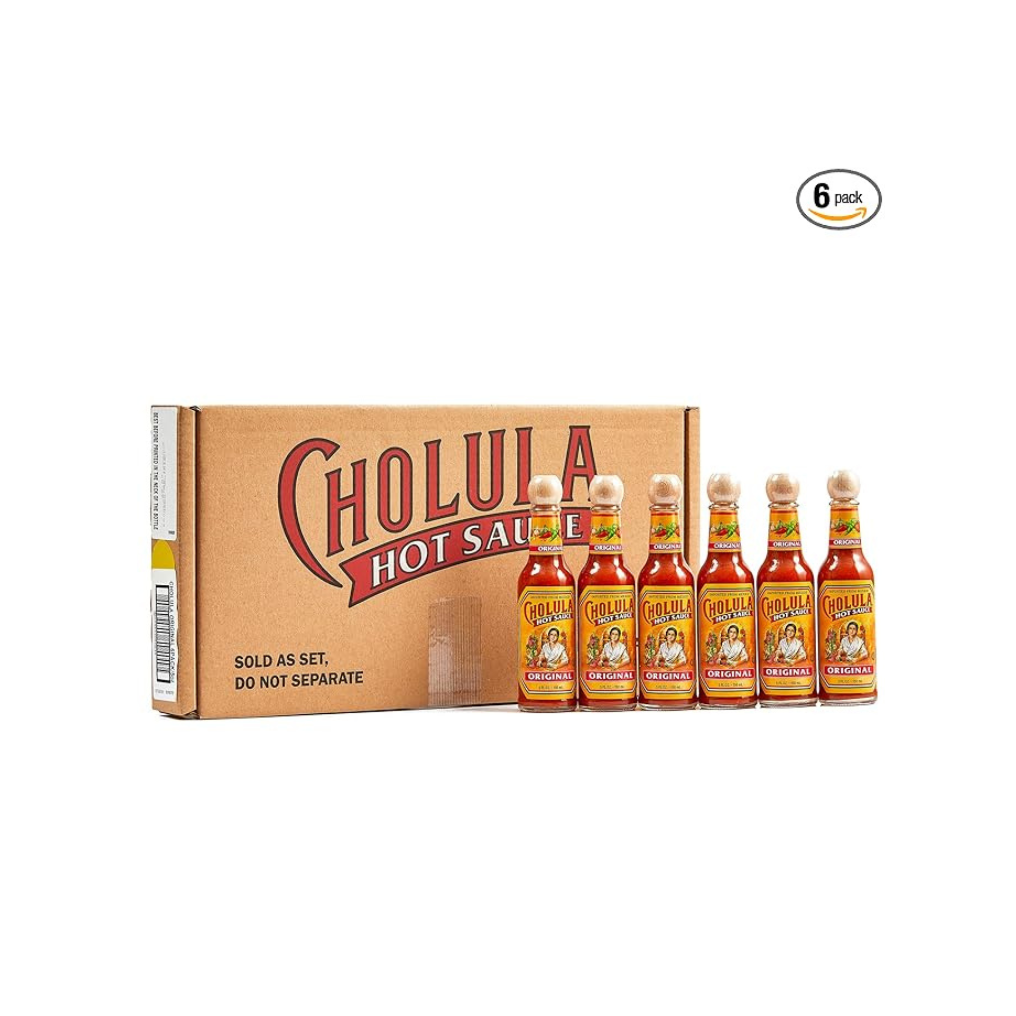6Pack 5oz Cholula Original Hot Sauce Multipack PzDeals