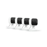 4 cámaras de seguridad inteligentes enchufables para interiores Blink Mini Compact