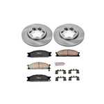 Power Stop Brake Rotors & Brake Pads: KOE4837 Front Brake Rotors & Brake Pads