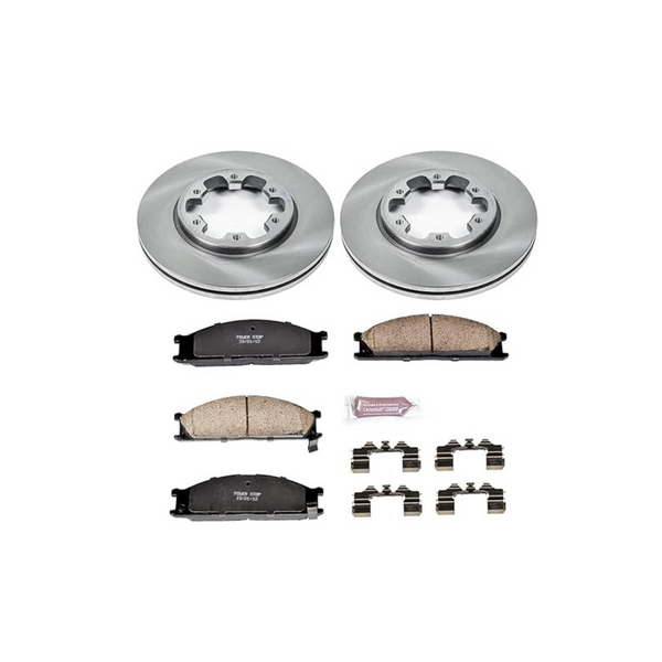 Power Stop Brake Rotors & Brake Pads: KOE4837 Front Brake Rotors & Brake Pads