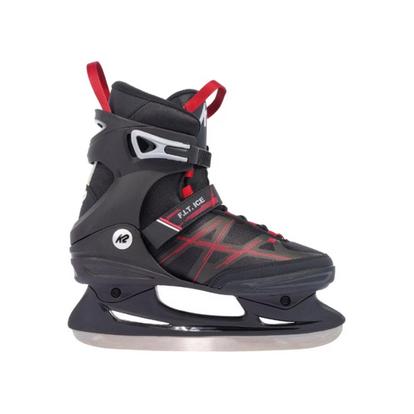 K2 F.I.T. Men's Ice Skates (Black/Red)
