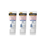 Pack de 3 lociones protectoras solares minerales para bebés Pure &amp; Free de Neutrogena
