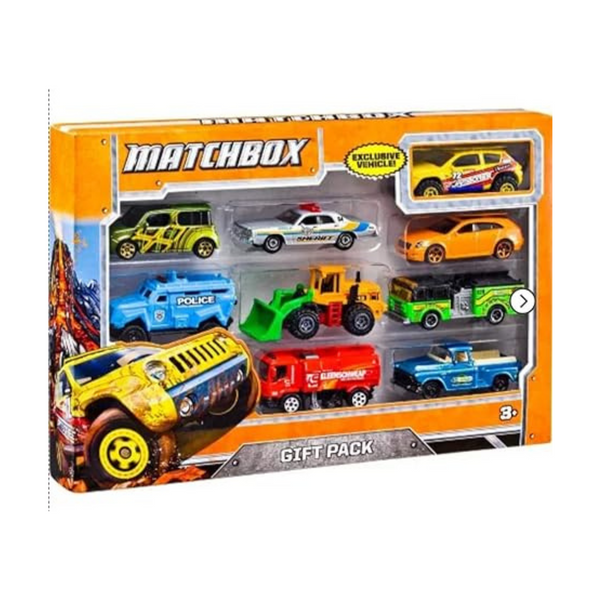 Colección de 9 coches o camiones de juguete Matchbox