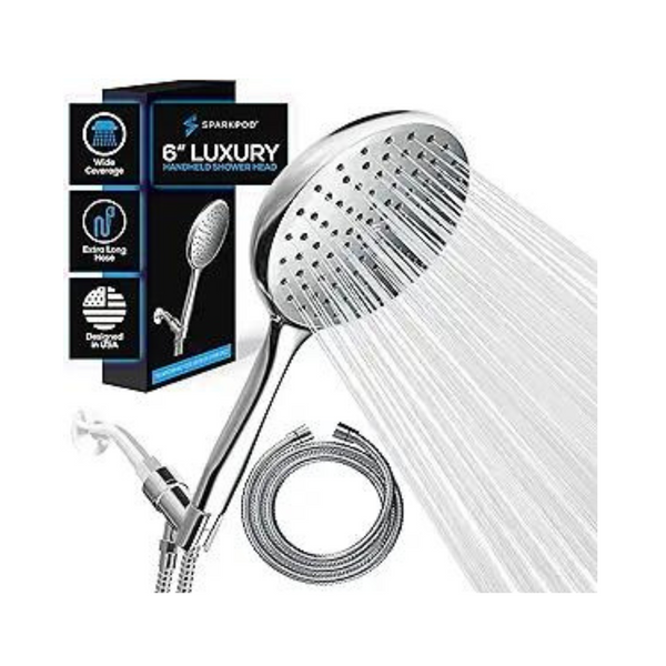 SparkPod High Pressure Handheld Rainfall Shower Head