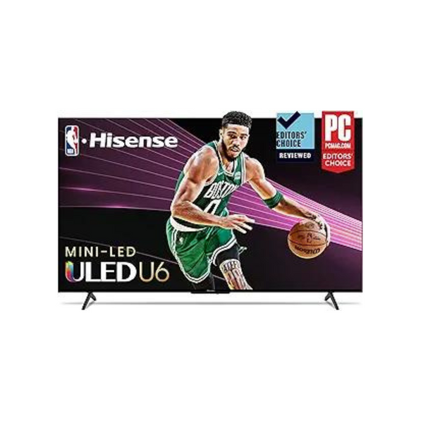 55" Hisense 55U6K U6 Serie 4K ULED Mini-LED Smart Google TV