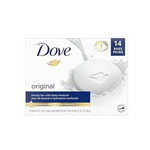 Barras de belleza Dove con 1/4 de crema hidratante (14 barras)