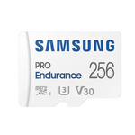 Tarjeta de memoria microSDXC Samsung PRO Endurance UHS-I de 256 GB con adaptador SD